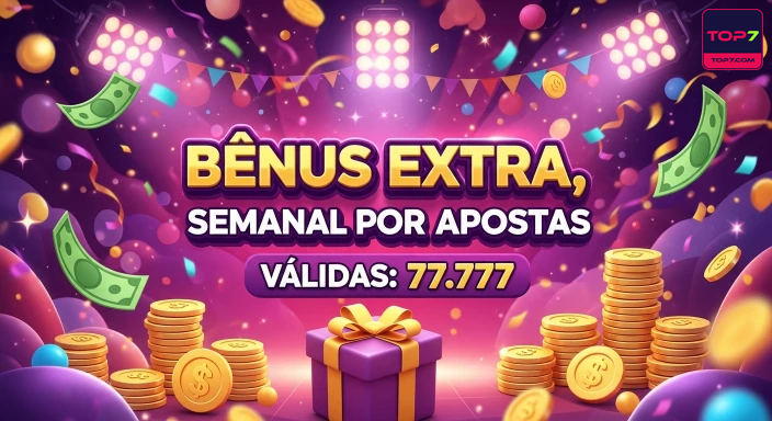 top7 — faixa usada para reforçar confiança, com composição limpa, pensado para apoiar a decisão de depósito.